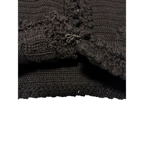 Zadig & Voltaire size large Marty black cotton knit cardigan sweater - NWT - Picture 12 of 12